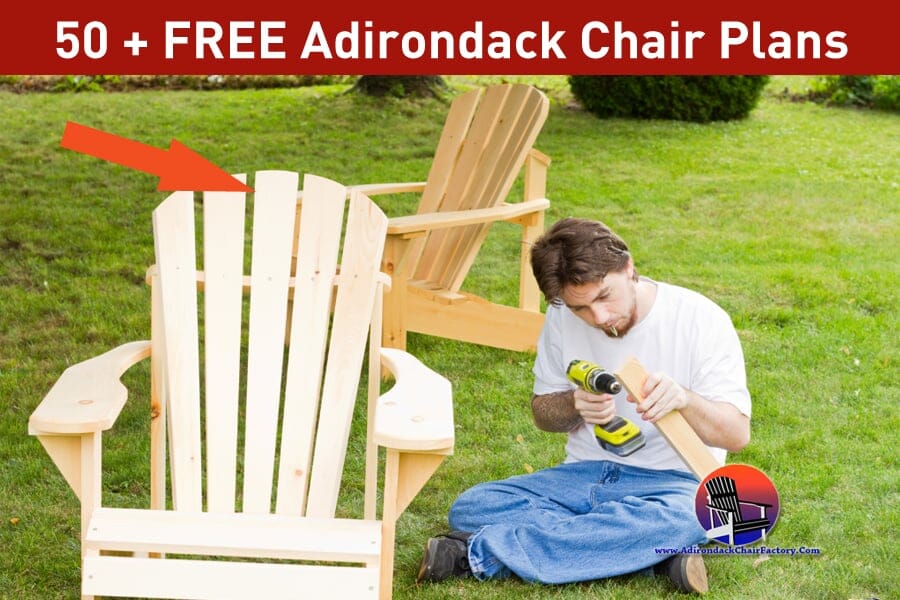 50 + FREE Adirondack Chair Plans You Can DIY Today ...